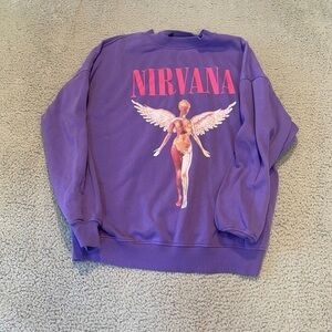 Nirvana crew neck sweatshirt size XS